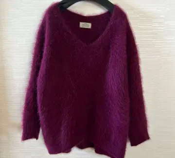 relume 퍼플 스웨터 울 100%