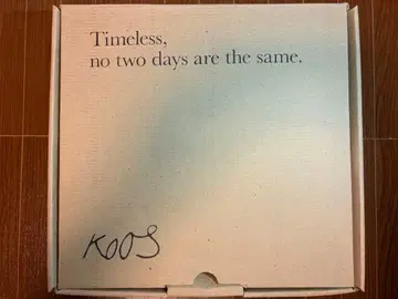 KOOS 브라운 롱 부츠 36