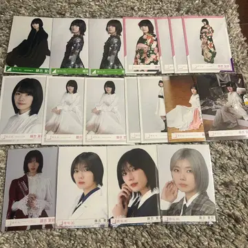 사쿠라자카46 후지요시 카린 브로마이드 18장 묶음 판매