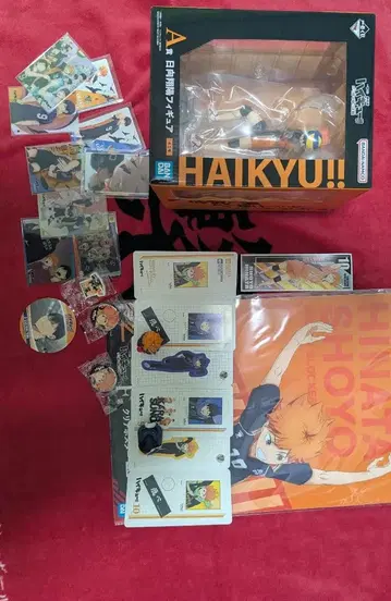 히나타 쇼요 하이큐!! 피규어와 굿즈 세트