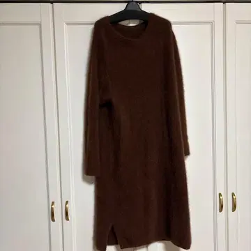 프레이 아이디 브라운 니트 원피스 F 사이즈
