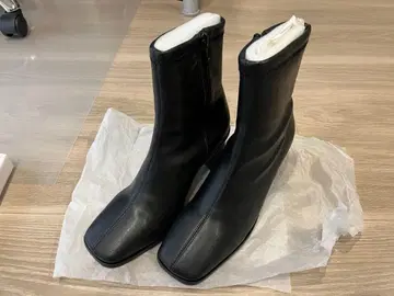 mystic 블랙 스퀘어 숏부츠