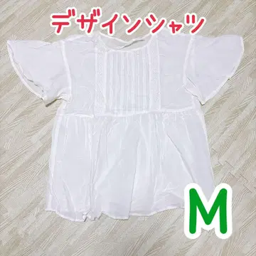 디자인 셔츠 화이트 M 사이즈