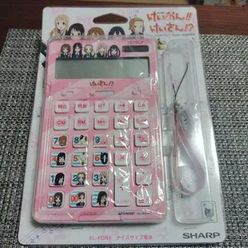 [ 미사용 ] 케이온! EL-KON1 핑크 계산기 스트랩 샤프
