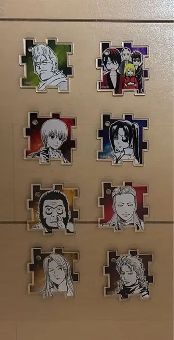 은혼전 아크릴 퍼즐 컬렉션 8개 세트