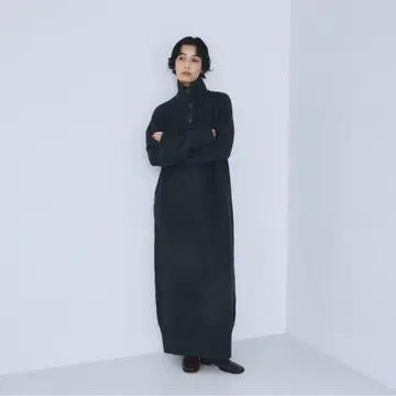 searoomlynn 2way 하이넥 Relax 니트 원피스