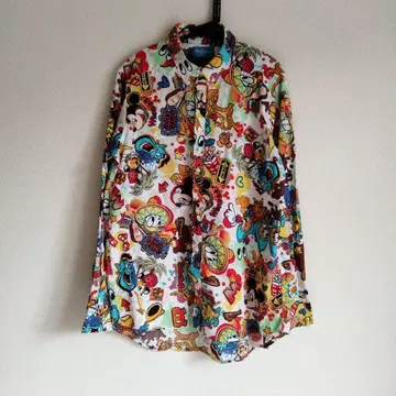 새상품급 도쿄 디즈니 리조트 올 패턴 셔츠 남녀 공용