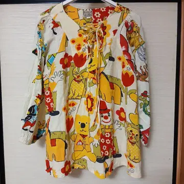 무차차 팝한 튜닉 블라우스 사이즈 1