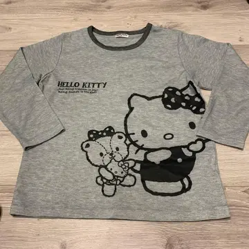 HELLO KITTY 그레이 긴팔 트레이닝복 L