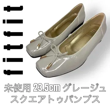 fitfit 핏핏 23.5cm 리본 스퀘어토 펌프스