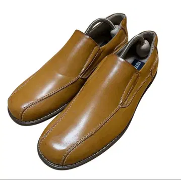 발볼 넓은 3E ROYAL WOOD 슬립온 25.0cm 카멜 비즈니스