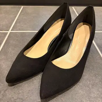 RODESKO 스웨이드 힐 펌프스 블랙 여성용 신발