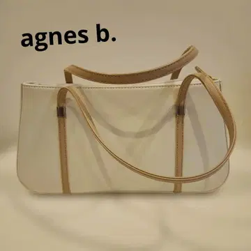 아네스 베 화이트 핸드백