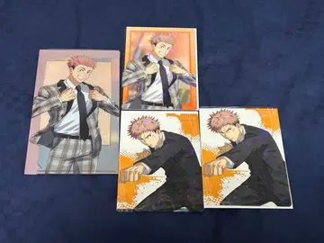 주술회전 환영야행본점 이타도리 유우지 클리어 카드 티켓 파일 팬파레