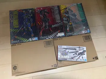 [ 미사용 새상품 ] METALBUILD 에반게리온 5체 + 무장 세트