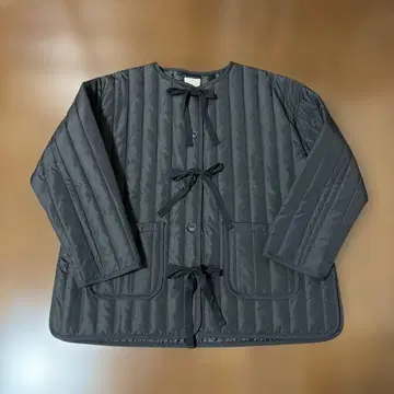 Samansa Mos2 블랙 퀼팅 자켓 사이즈 F