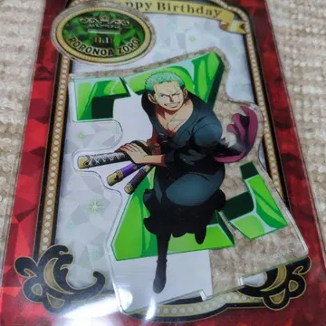 원피스 벌스데이 굿즈 로로노아 조로 아크릴 스탠드