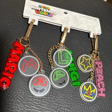 USJ 마리오 마리오 카페 키링 세트