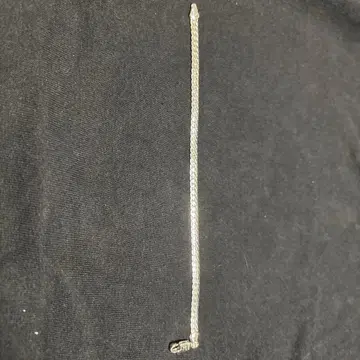 실버 뜨개질 팔찌 약 20cm
