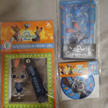 해피 복권 주토피아2 주디 FH I 러버 마스코트 키링