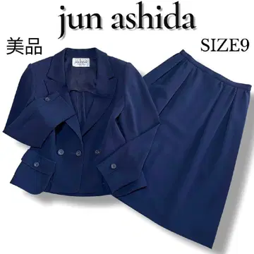 새상품급 준 아시다 더블 브레스셋업 수트 라이트 네이비