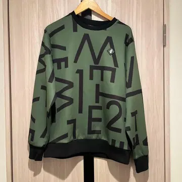 V12 올리브 그린 L 사이즈 스웨터