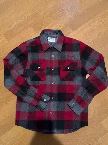 Radiall 체크 무늬 플란넬 셔츠 M 사이즈