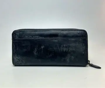 가죽 슬림 장지갑 블랙