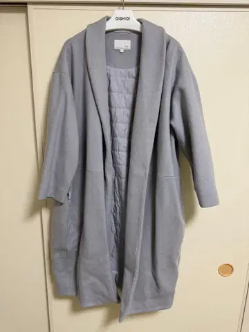 JAKET 그레이 블루 롱 코트 M 사이즈