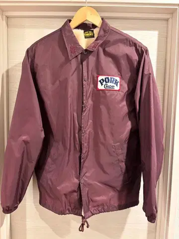 PORKCHOP 나일론 자켓 버건디