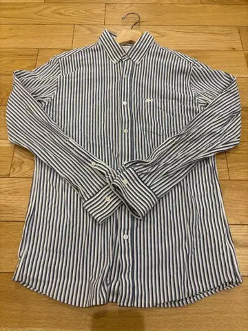 LACOSTE 스트라이프 셔츠 슬림핏 긴팔