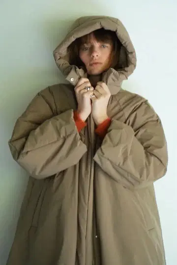 CLANE 클라네 BALLOON HOODIE LONG DOWN COAT