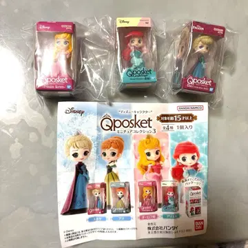 디즈니 Q posket 미니어처 컬렉션 3 가챠