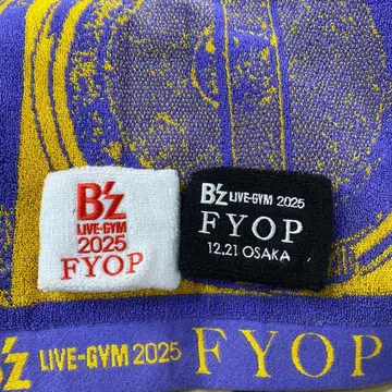 B'z LIVE-GYM 2025 FYOP 12월 21일 리스트 밴드 세트