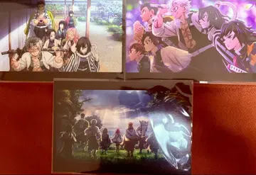 귀멸의 칼날 기둥 연습 기둥 집합 엽서