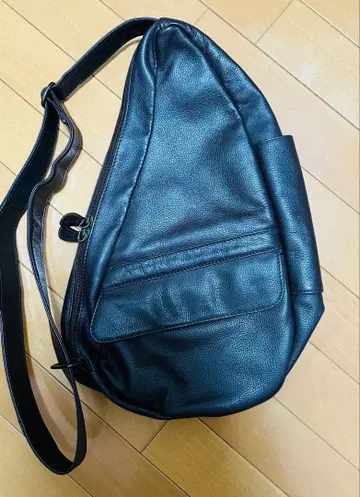 HEALTHY BACK BAG 다크 브라운 가죽 숄더백