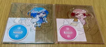 컬러풀 피치 셰어하우스 아크릴 스탠드 노아님 루나님