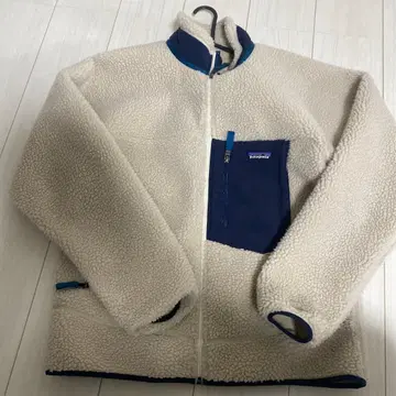 patagonia 레트로X M 사이즈 아이보리/네이비