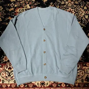 라이트 블루 코튼 가디건 사이즈 4