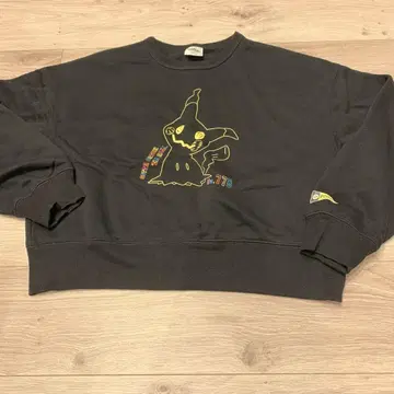 포켓몬 미미큐 맨투맨 M 속기모 크롭 기장