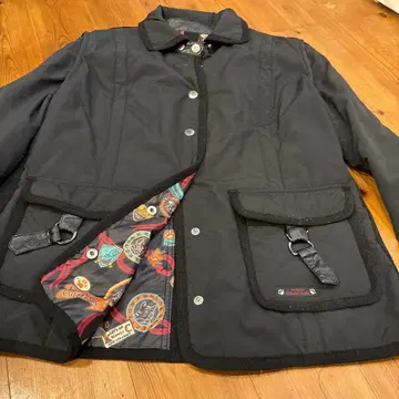 쿠니오 컬렉션 퀼팅 자켓 강아지 디자인 리버서블