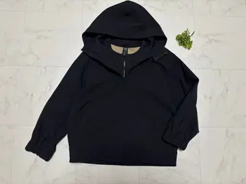 레어 제로 플러스 마리아 코르네호 후드 부착 아우터 블랙 베스트 속기모