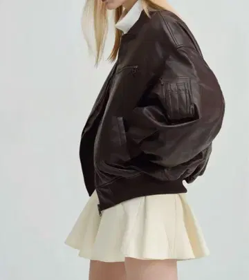 the toe Oxford Leather MA-1