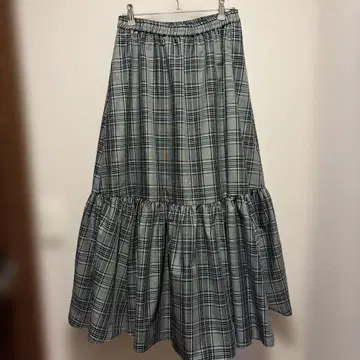 SLOBE IENA 체크 무늬 캉캉 스커트
