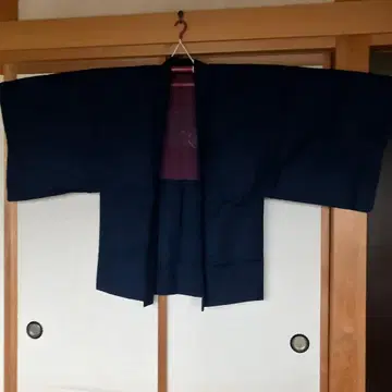 남성용 기모노 앙상블 다크 네이비