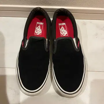 VANS 블랙 슬립온