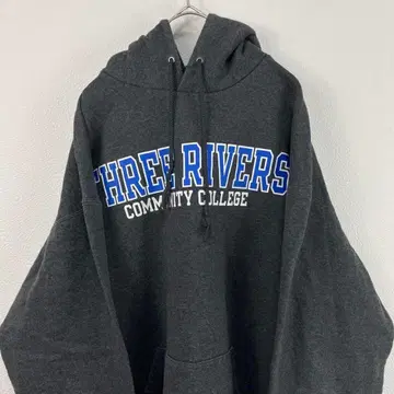 USA 구제 의류 챔피온 champion 칼리지 후드티 그레이