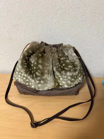 [ 미사용 ] coffret blanche 복조리 숄더 백비 퍼