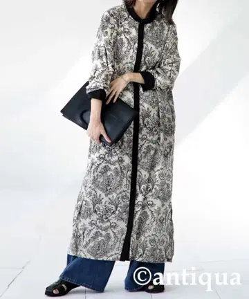 antiqua 토와르 드 주이풍 셔츠 원피스