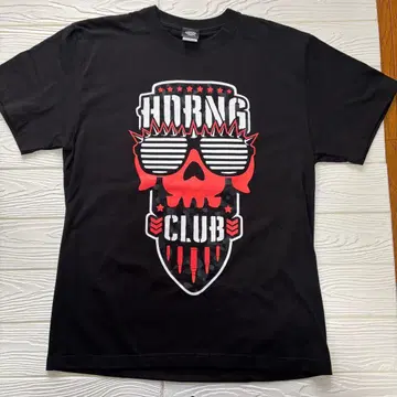 신일본 프로레슬링 엘 판타즈모 T셔츠 스컬 L 사이즈 ELP